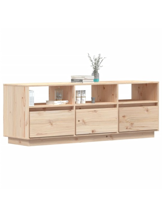 TV skříňka 140 x 37 x 50 cm masivní borové dřevo