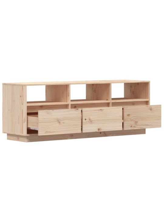 TV skříňka 140 x 37 x 50 cm masivní borové dřevo