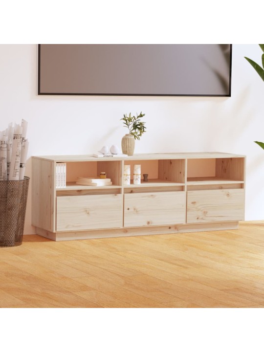 TV skříňka 140 x 37 x 50 cm masivní borové dřevo