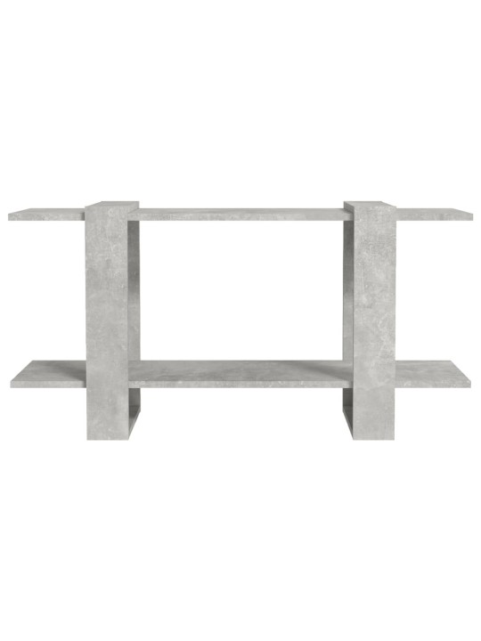 Knihovna betonově šedá 100 x 30 x 51 cm kompozitní dřevo