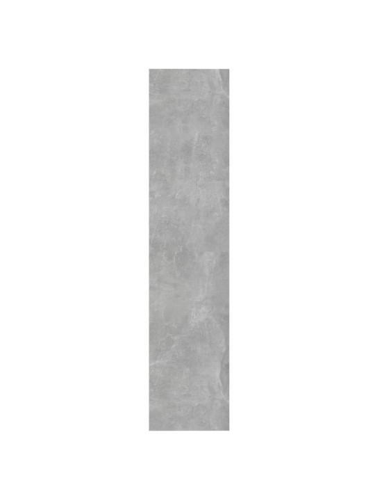 Knihovna / dělicí stěna šedá 60 x 30 x 135 cm kompozitní dřevo