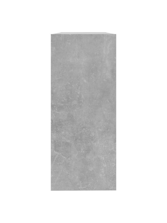 Knihovna / dělicí stěna betonově šedá 100 x 30 x 72 cm
