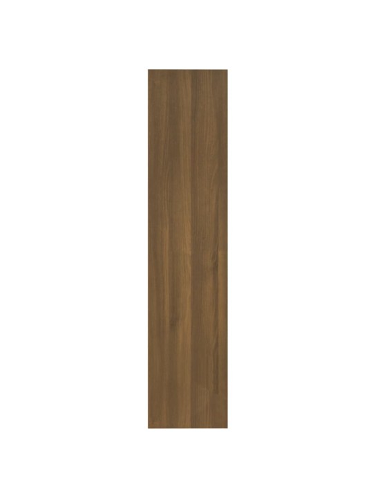 Knihovna / dělicí stěna hnědý dub 60x30x135 cm kompozitní dřevo