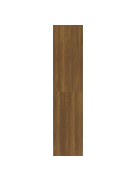 Knihovna/dělicí stěna hnědý dub 80x30x135 cm kompozitní dřevo