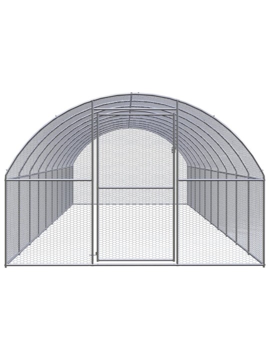 Venkovní klec pro kuřata 3 x 10 x 2 m pozinkovaná ocel