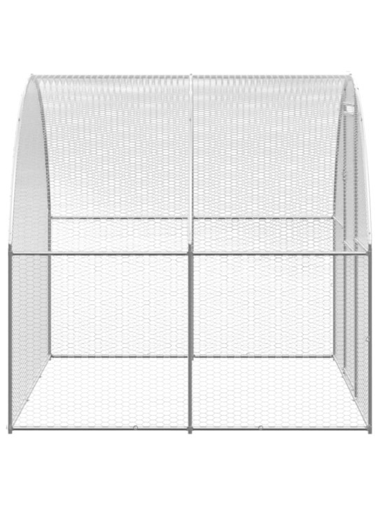 Venkovní klec pro kuřata 3 x 10 x 2 m pozinkovaná ocel
