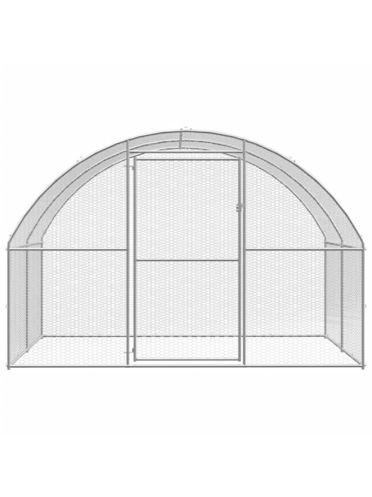 Venkovní klec pro kuřata 3 x 20 x 2 m pozinkovaná ocel