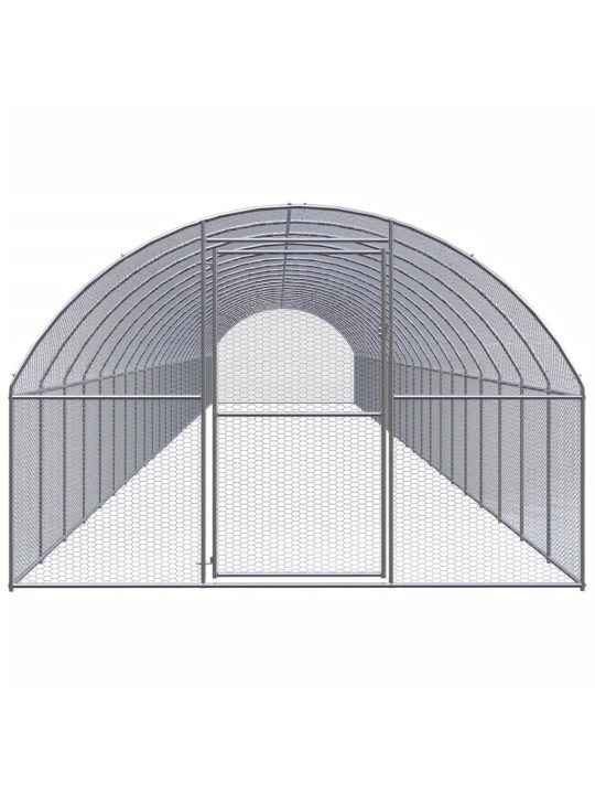 Venkovní klec pro kuřata 3 x 24 x 2 m pozinkovaná ocel