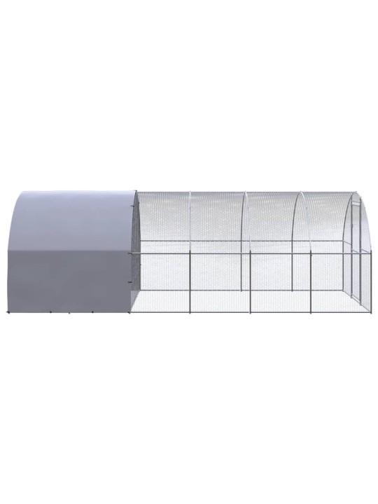 Venkovní klec pro kuřata 3 x 6 x 2 m pozinkovaná ocel