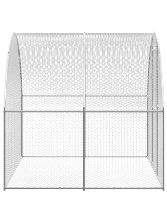 Venkovní klec pro kuřata 3 x 8 x 2 m pozinkovaná ocel