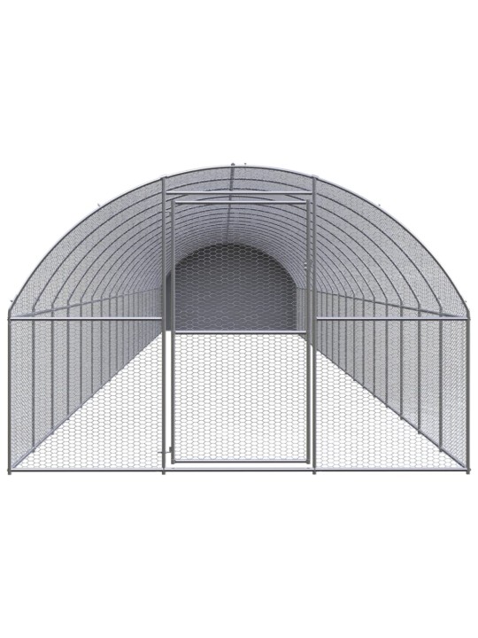 Venkovní klec pro kuřata 3 x 20 x 2 m pozinkovaná ocel