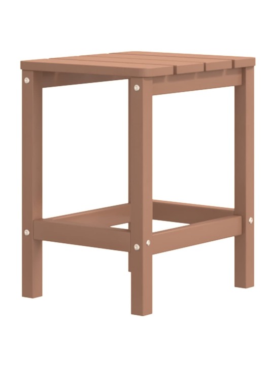 Zahradní křeslo Adirondack se stolkem HDPE hnědé