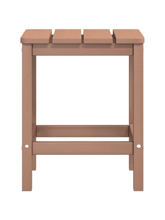 Zahradní křeslo Adirondack se stolkem HDPE hnědé