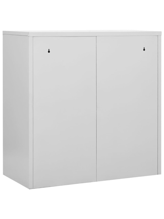 Uzamykatelné skříně 2 ks světle šedé a zelené 90x45x92,5cm ocel
