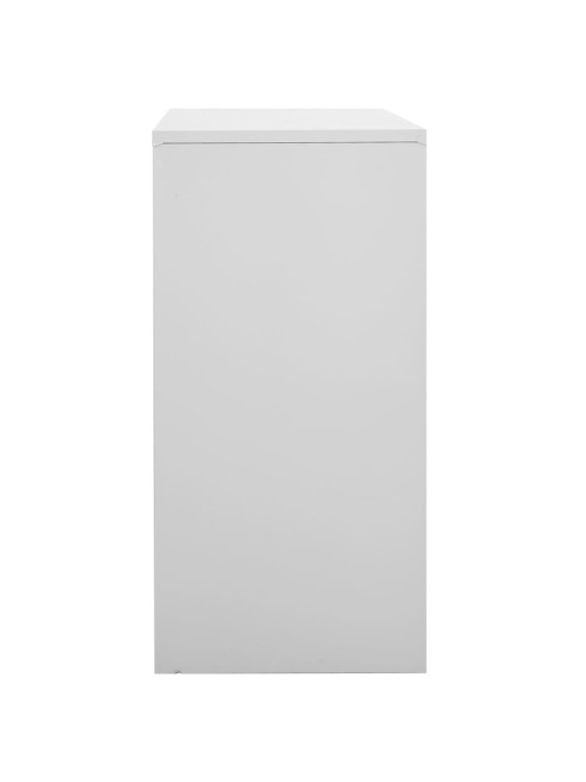 Uzamykatelné skříně 5 ks světle šedé 90 x 45 x 92,5 cm ocel