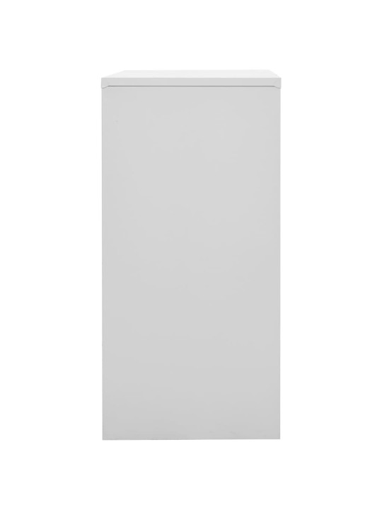 Uzamykatelné skříně 5 ks světle šedé a červené 90x45x92,5 cm