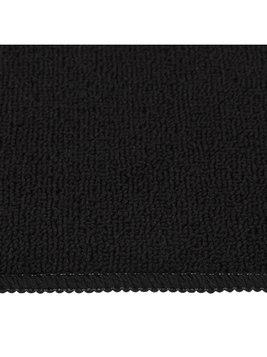 Protiskluzové nášlapy na schody 15 ks 60x25cm černé obdélníkové