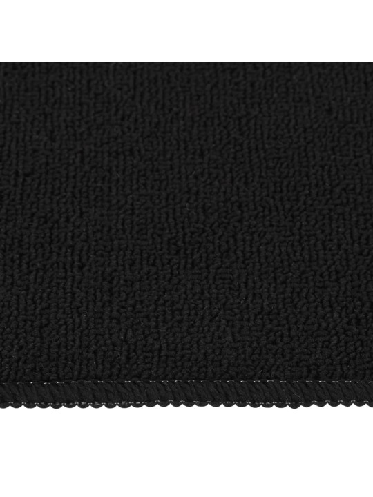 Protiskluzové nášlapy na schody 15 ks 75x20cm černé obdélníkové