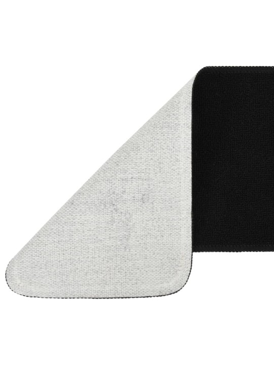 Protiskluzové nášlapy na schody 15 ks 75x20cm černé obdélníkové