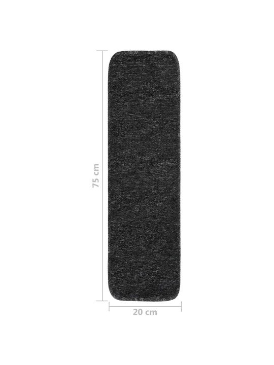 Protiskluzové nášlapy na schody 15ks 75x20cm uhlové obdélníkové