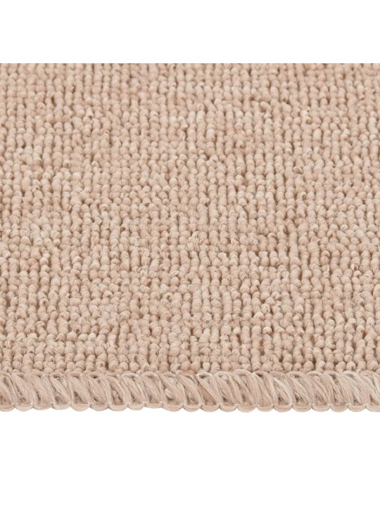 Nášlapy na schody 15 ks 60 x 25 cm béžové protiskluzové