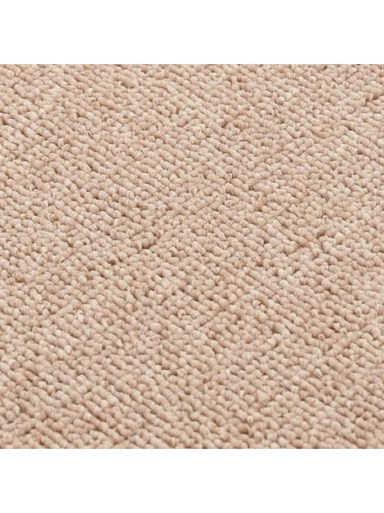 Nášlapy na schody 15 ks 75 x 20 cm béžové protiskluzové