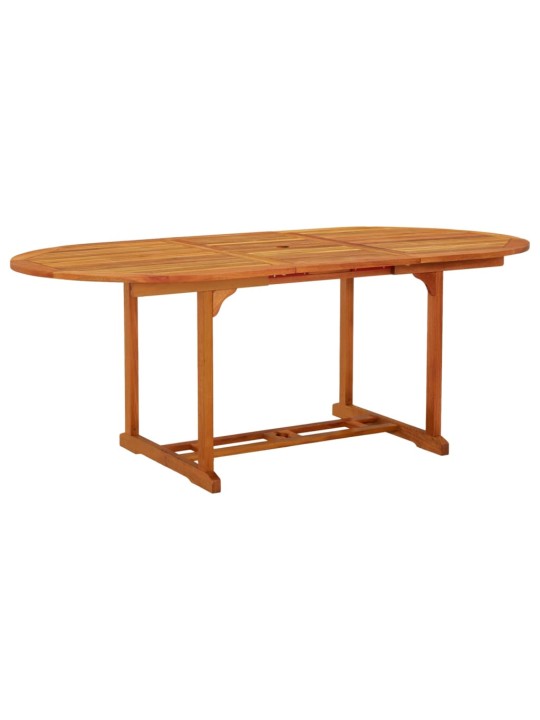 Zahradní stůl 200 x 100 x 75 cm masivní eukalyptové dřevo