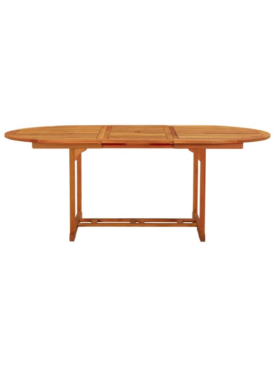 Zahradní stůl 200 x 100 x 75 cm masivní eukalyptové dřevo