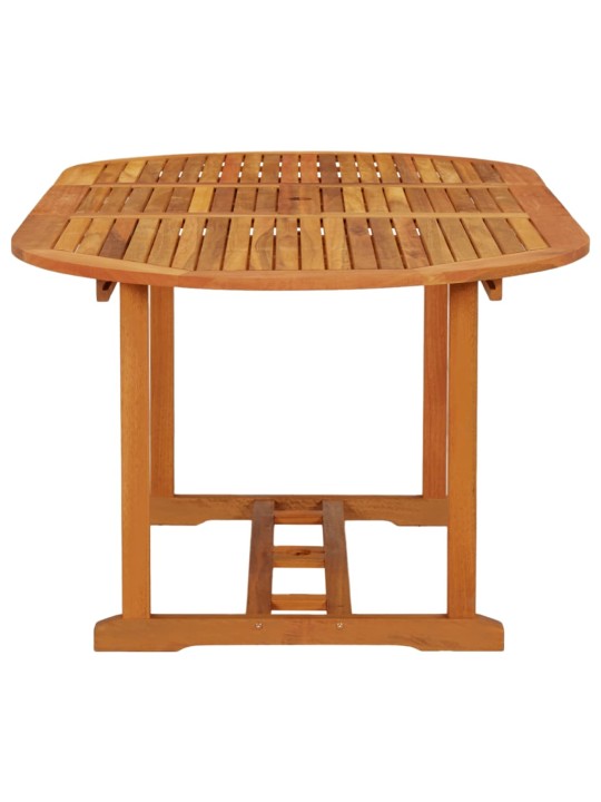Zahradní stůl 200 x 100 x 75 cm masivní eukalyptové dřevo
