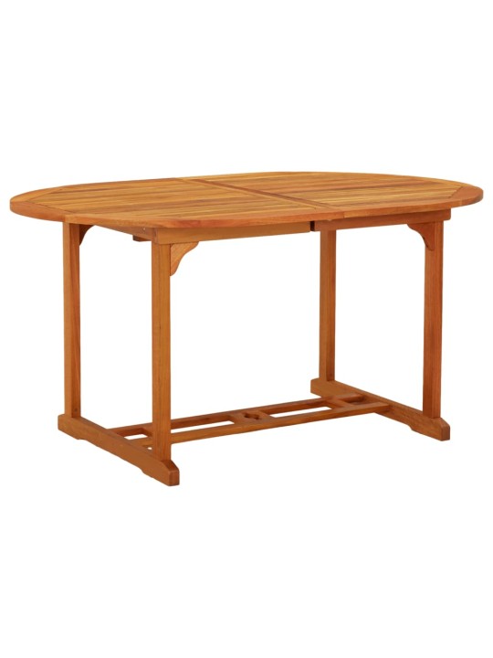 Zahradní stůl 200 x 100 x 75 cm masivní eukalyptové dřevo