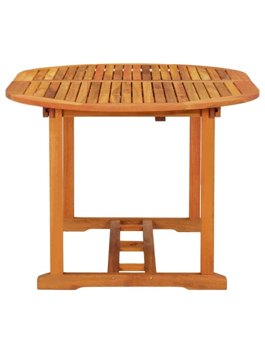 Zahradní stůl 200 x 100 x 75 cm masivní eukalyptové dřevo