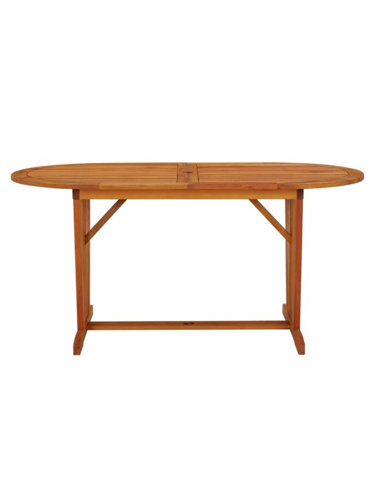 Zahradní stůl 160 x 85 x 75 cm masivní eukalyptové dřevo