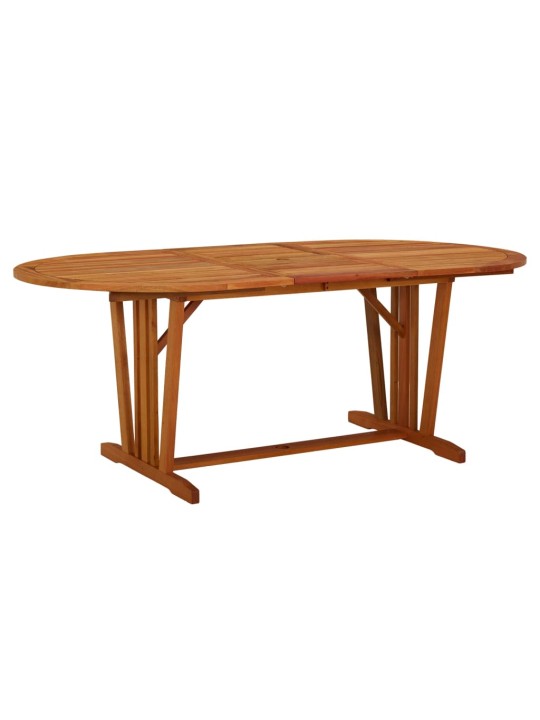Zahradní stůl 200 x 100 x 75 cm masivní eukalyptové dřevo