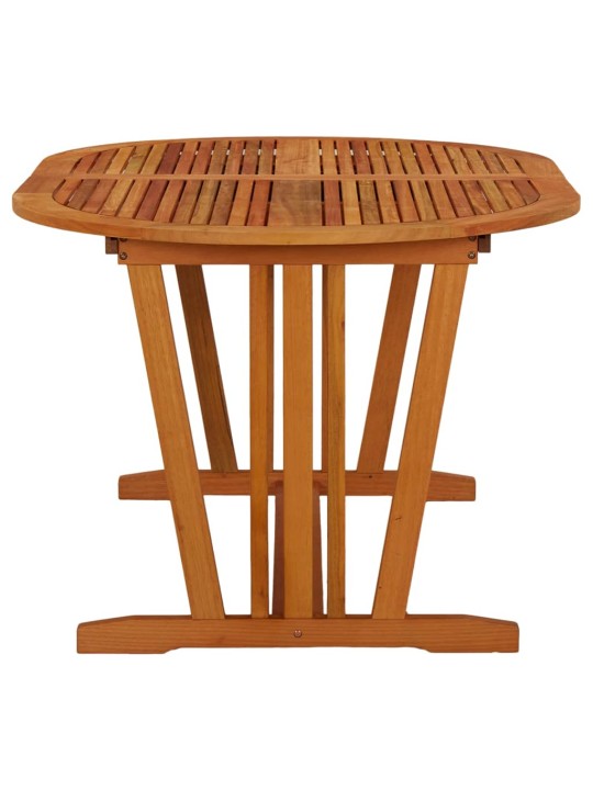 Zahradní stůl 200 x 100 x 75 cm masivní eukalyptové dřevo