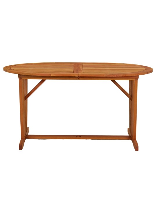 Zahradní stůl 200 x 100 x 75 cm masivní eukalyptové dřevo