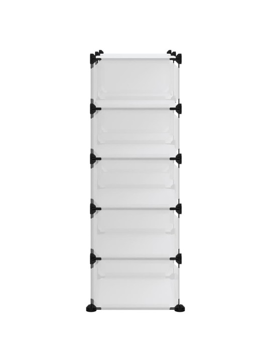 Botník průhledný 84 x 32 x 88,5 cm PP