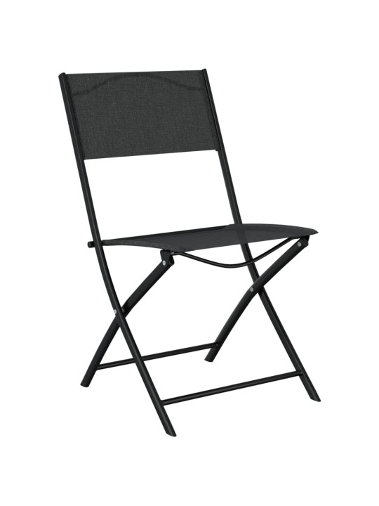 3dílný bistro set ocel černý