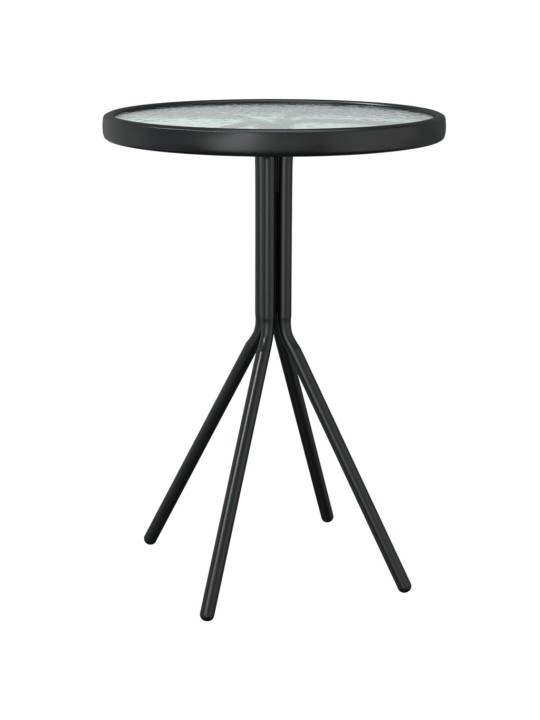 3dílný bistro set ocel černý