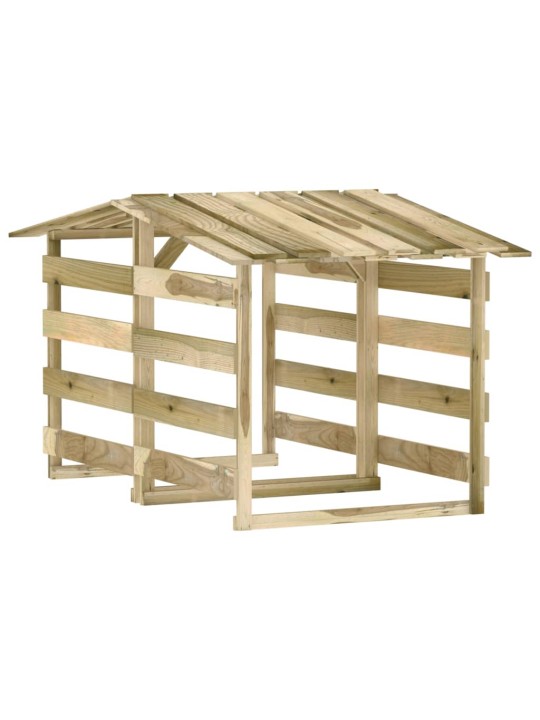 Pergoly se střechou 2 ks 100x90x100 cm impregnovaná borovice