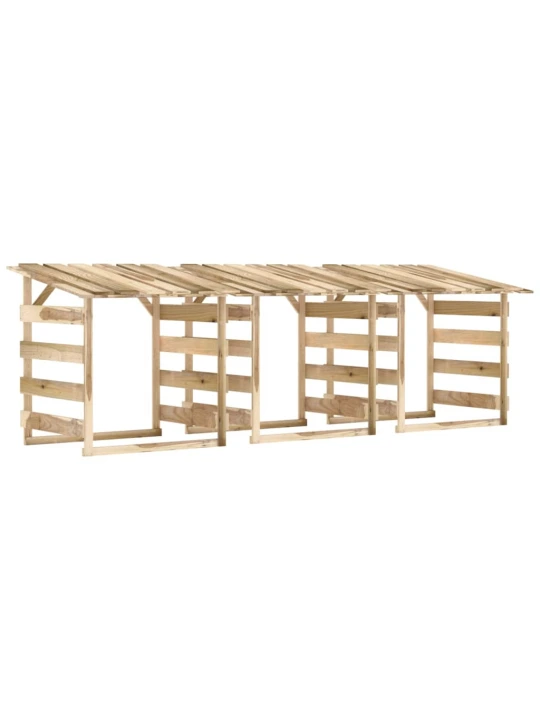 Pergoly se střechou 3 ks 100x90x100 cm impregnovaná borovice