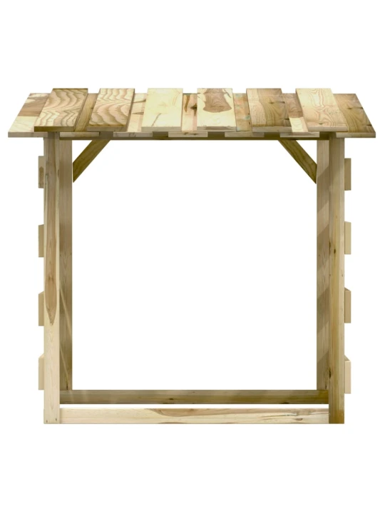Pergoly se střechou 3 ks 100x90x100 cm impregnovaná borovice