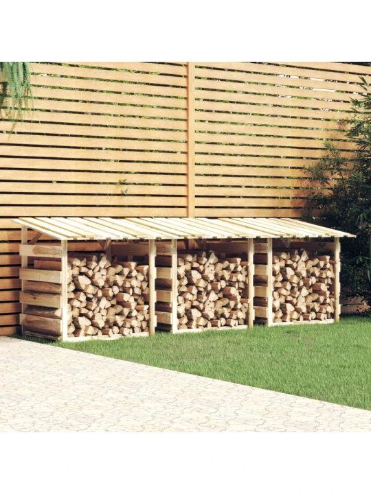 Pergoly se střechou 3 ks 100x90x100 cm impregnovaná borovice
