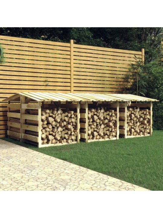 Pergoly se střechou 6 ks 100x90x100 cm impregnovaná borovice