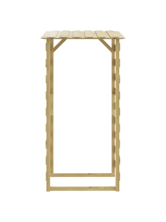 Pergoly se střechou 2 ks 100x90x200 cm impregnovaná borovice