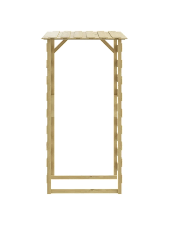 Pergoly se střechou 2 ks 100x90x200 cm impregnovaná borovice