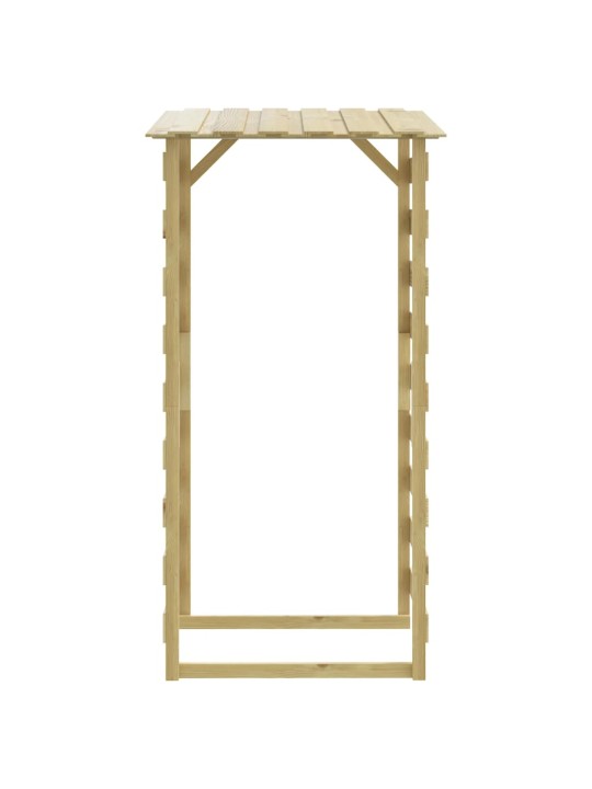 Pergoly se střechou 3 ks 100x90x200 cm impregnovaná borovice