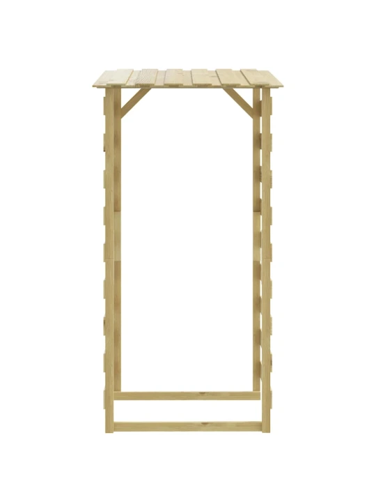 Pergoly se střechou 3 ks 100x90x200 cm impregnovaná borovice