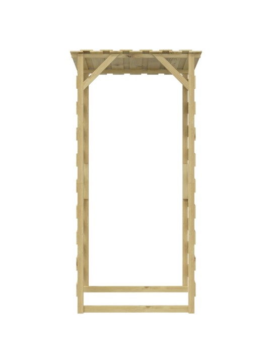 Pergoly se střechou 3 ks 100x90x200 cm impregnovaná borovice