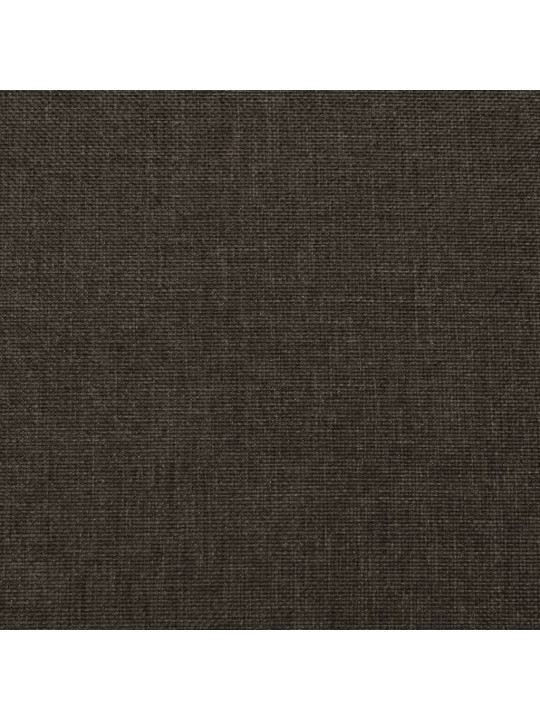 Polohovací křeslo tmavě hnědé textil