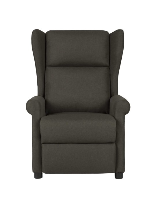 Polohovací křeslo taupe textil